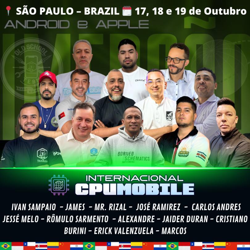 WORKSHOP INTERNATIONAL IMERSO CPU MOBILE ANDROID E APPLE 2025 - DIAS 17, 18 E 19/10 EM SO PAULO